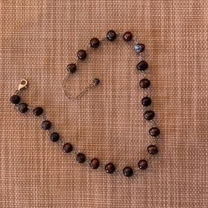 Pearl and sterling necklace